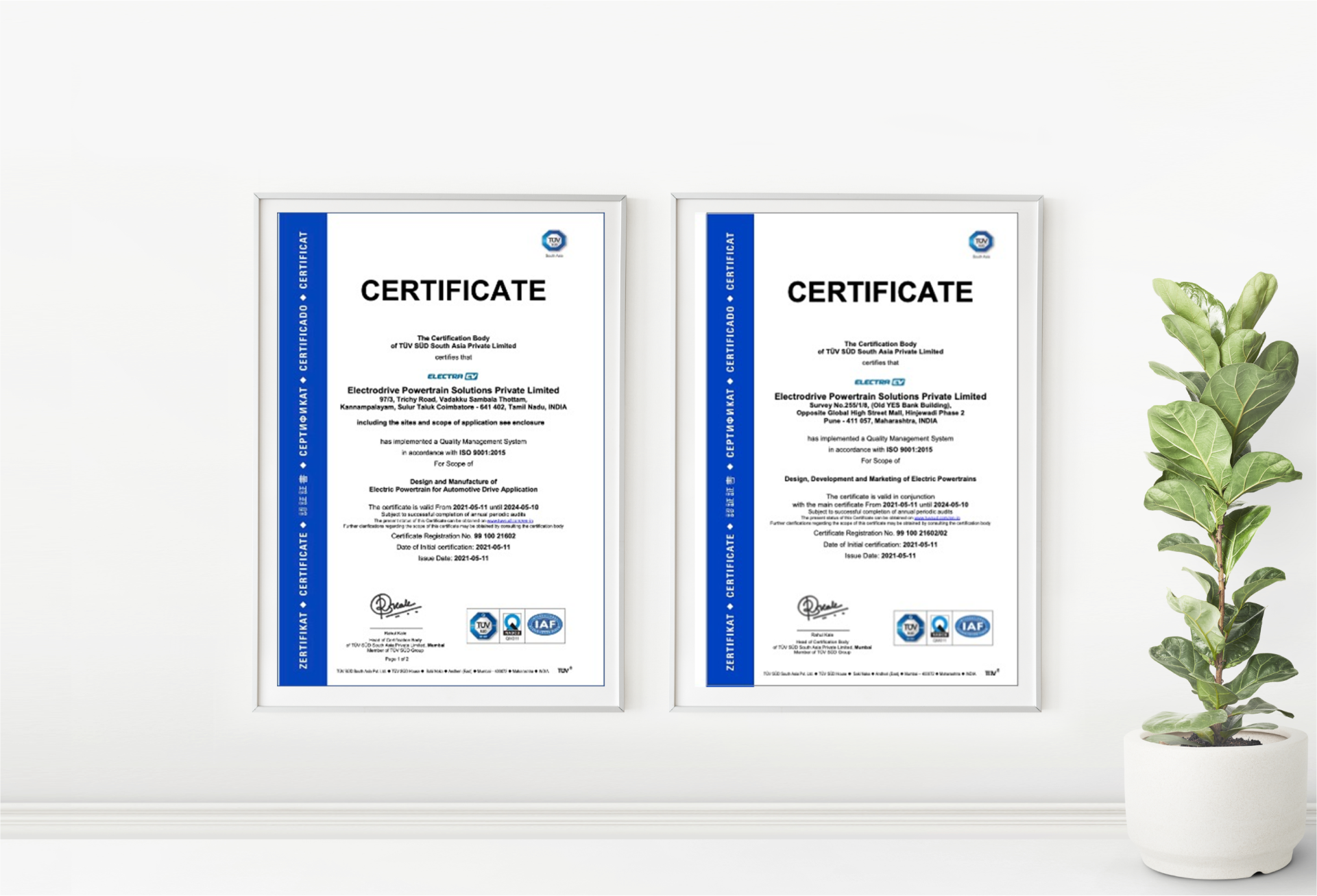 Certification